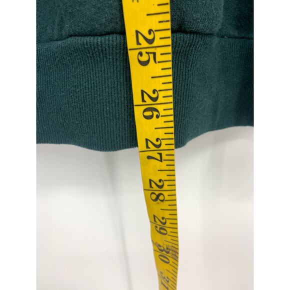 Vintage Holiday Birds Squirrel Green Crewneck Sweatshirt Open House Size 1X - Picture 7 of 7